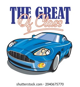  Sports Car Image vector illustration for your t shirt