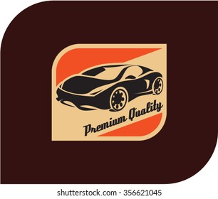 sports car label