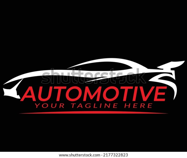 sports\
car logo for auto repair shop or automotive\
logo