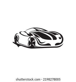 sports car logo clipart design illustration vector