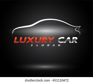 Sports Car Logo company. auto vector Illustration