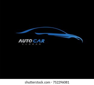 Sports Car Logo company vector Illustration