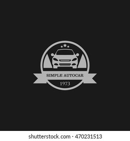 Sports car logo, emblems, badges and icons. Vector Illustration Design Template