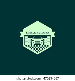 Sports car logo, emblems, badges and icons. Vector Illustration Design Template