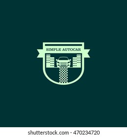 Sports car logo, emblems, badges and icons. Vector Illustration Design Template