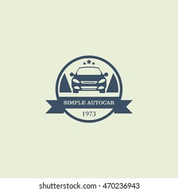 Sports car logo, emblems, badges and icons. Vector Illustration Design Template