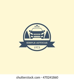 Sports car logo, emblems, badges and icons. Vector Illustration Design Template