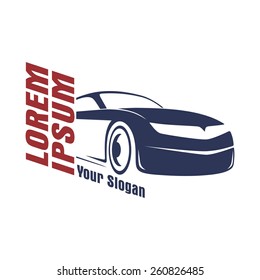 sports car logo template