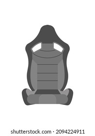 Asiento deportivo. ilustración vectorial