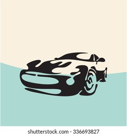 sports car silhouette