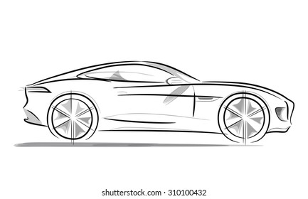 Car Drawing Easy  Skip To My Lou