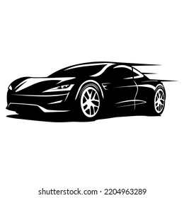 Sports Car Vector can be used for logos and advertisements