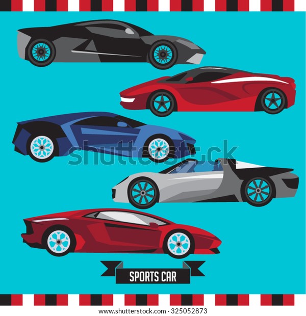 Sports Car Vector Design\
illustration