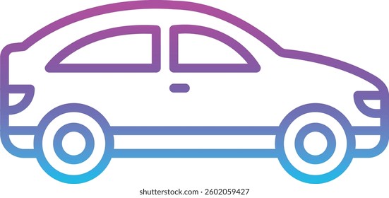 Sports Car vector icon. Can be used for printing, mobile and web applications.