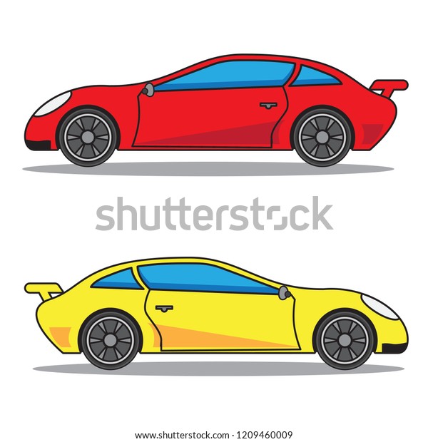 Sports Car Vector\
Illustration