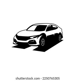 sports car vector logo design