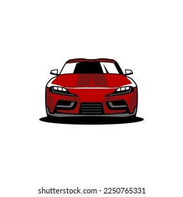 Vektorgrafik-Logo für Sportwagen