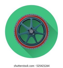Sports car wheel