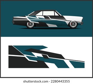 Sports Car Wrap Design Midnight Racer