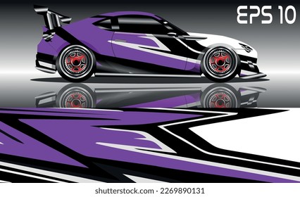 vector de diseño de ajuste de coches deportivos