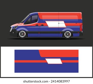 sports car wrap and vinyl sticker graphic Vector and vehicle sticker