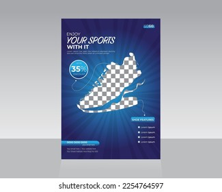 Sports Championship Flyer and Poster Banner for Sports Events, Football, Snowboarding, Cricket, Basketball, Rugby, Cycling Etc Sports League Flyer Leaflet template