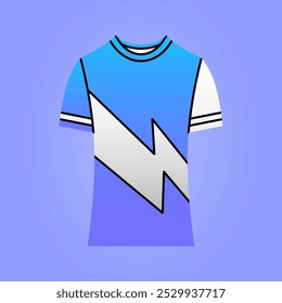 Deportes Ropa Gradiente Ilustración para fútbol, baloncesto, hockey, voleibol, carreras, juegos Ropa.