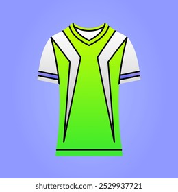 Deportes Ropa Gradiente Ilustración para fútbol, baloncesto, hockey, voleibol, carreras, juegos Ropa.