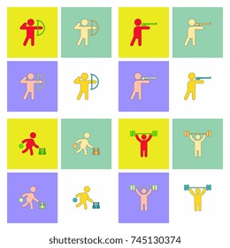 sports collection vector set