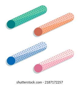 Sports colored corrugated rollers for fitness and yoga. Massage roller.