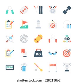 Sports Colored Vector Icons 4