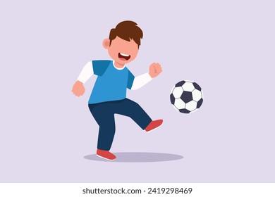 Sports concept. Colored flat vector illustration isolated.