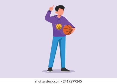Sports concept. Colored flat vector illustration isolated.