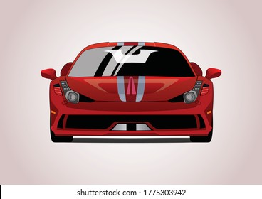 ferrari 458 vector