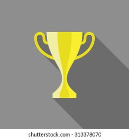 Sports Cup icon. Trophy. Vector version of a file without transparency.