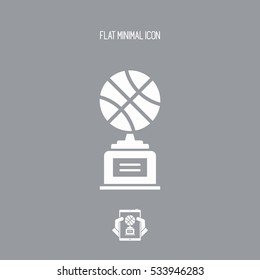 Sports cup - Vector web icon