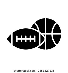 Sports Day Vector Glyph Icon For Personal And Commercial Use.
