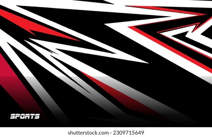 Sports design background vector with modern element. Trendy sports design background vector