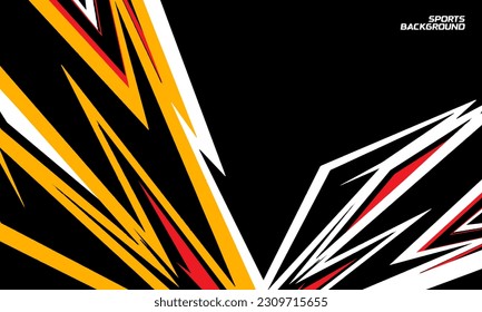 Sports design background vector with modern element. Trendy sports design background vector