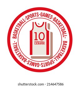 Sports design over white background, vector illustration
