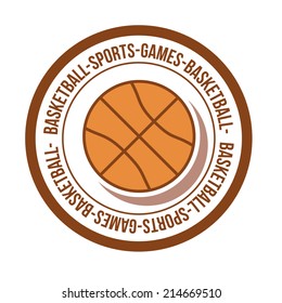 Sports design over white background, vector illustration
