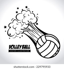 Sports design over white background, vector illustration