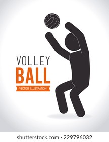 Sports design over white background, vector illustration