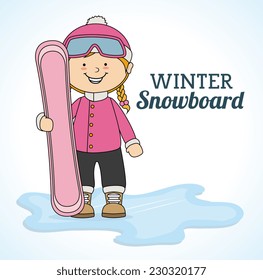 Sports design over white background, vector illustration