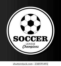 Sports design over white background, vector illustration.