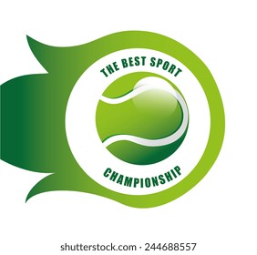 Sports design over white background, vector illustration.