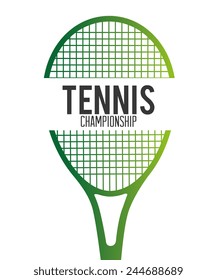 Sports design over white background, vector illustration.