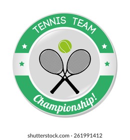 Sports design over white background, vector illustration.