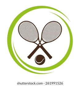 Sports design over white background, vector illustration.