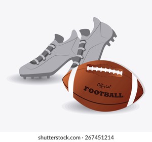 Sports design over white background, vector illustration.